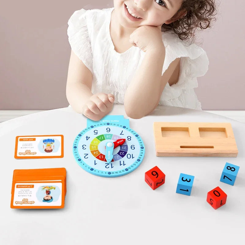 TimeSmart Montessori Clock – Early Learning Toy for Kids