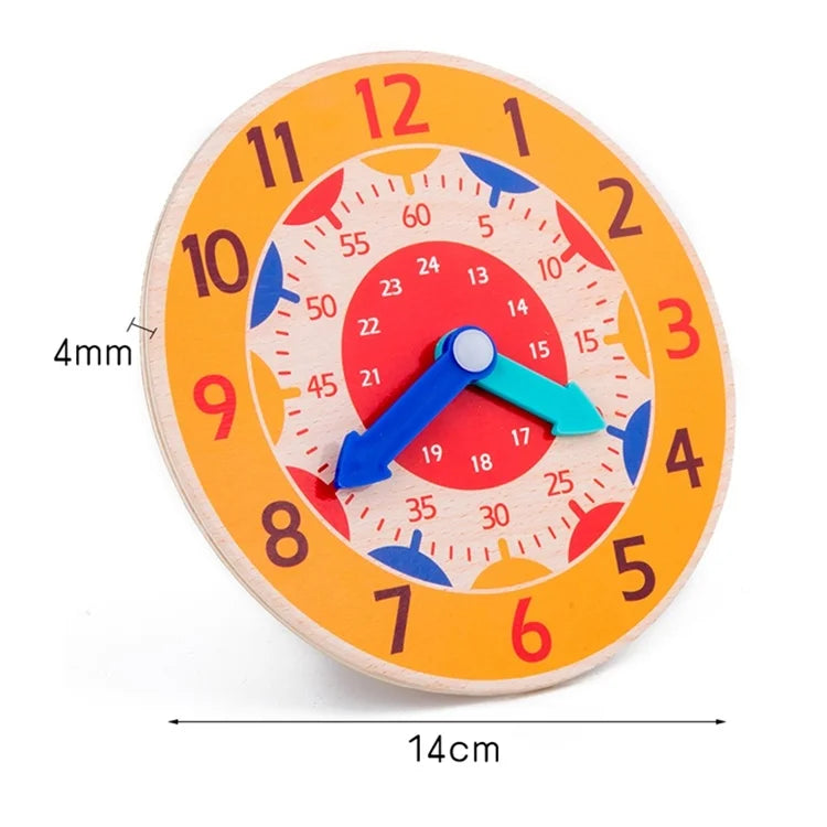 Tick Tock Montessori Clock – Wooden Time Learning Aid