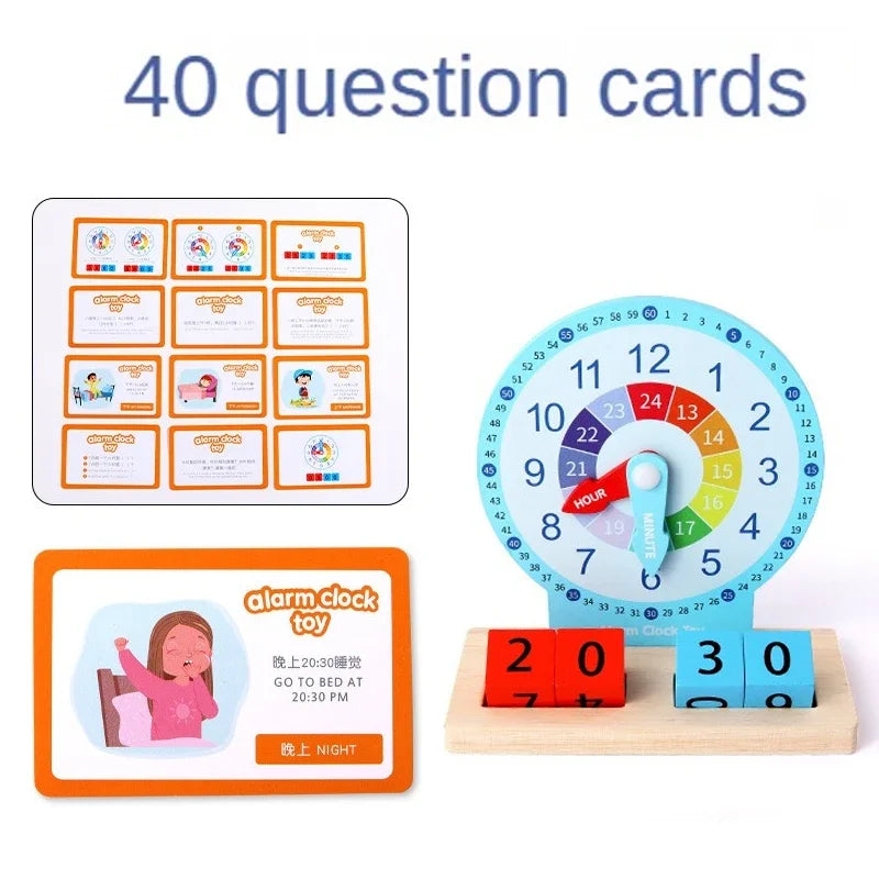 TimeSmart Montessori Clock – Early Learning Toy for Kids