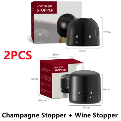 Vacuum Wine Bottle Stopper – Premium Silicone Sealing Solution for Longer Freshness