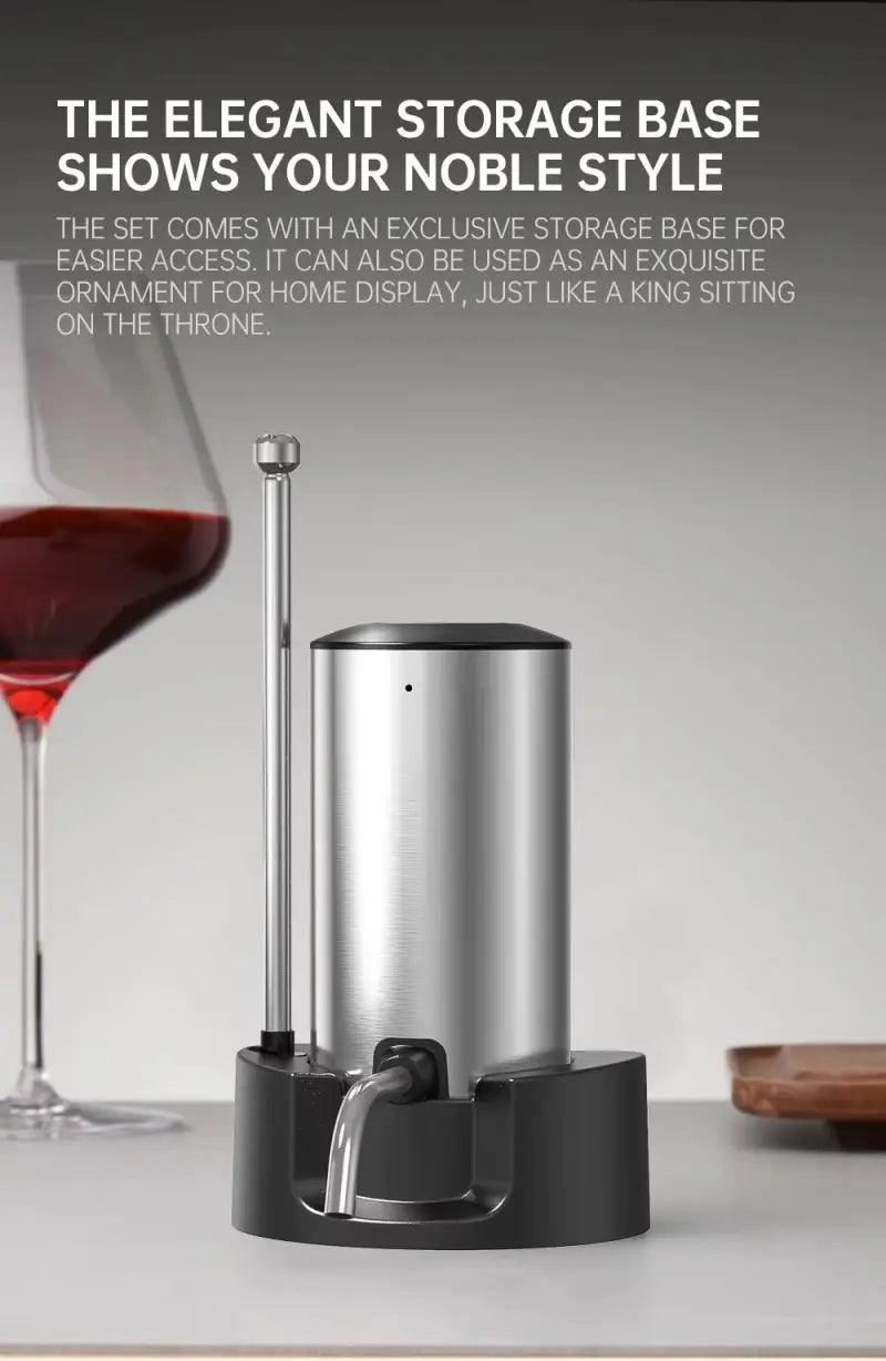 Intelligent Electric Wine Aerator and Dispenser Automatic Wine Dispenser Bar Tools TYPE-C Rechargerable