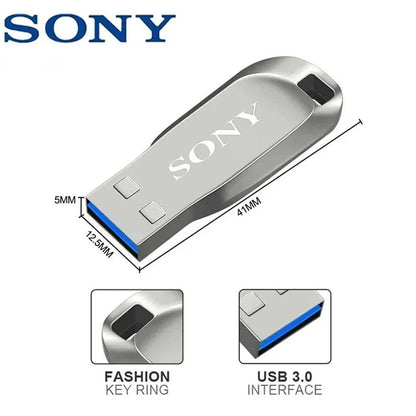 SONY 2TB USB 3.0 Pen Drive 1TB 512GB High Speed Transfer Metal SSD Pendrive Cle Portable U Disk Flash Drive Memoria Stick