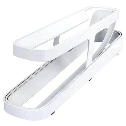 Automatic Scrolling Egg Rack Holder Storage Organizer Rolldown Refrigerator Egg Dispenser Box Egg Basket Container for Kitchen