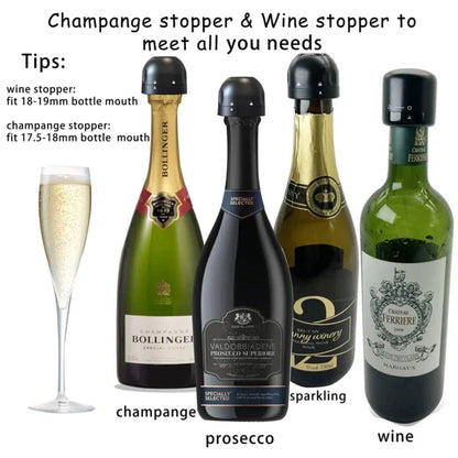 Vacuum Wine Bottle Stopper – Premium Silicone Sealing Solution for Longer Freshness