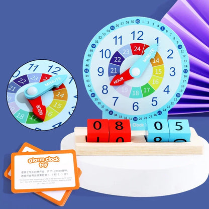 TimeSmart Montessori Clock – Early Learning Toy for Kids