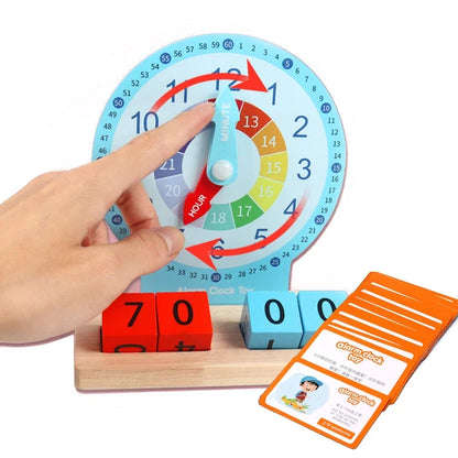 TimeSmart Montessori Clock – Early Learning Toy for Kids